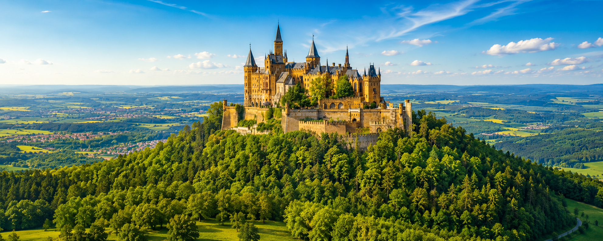 Schloss Hohenzollern im Zollernalbkreis